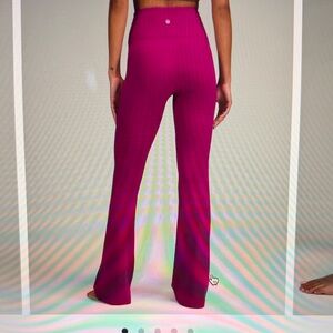 lululemon Groove Super HR Flared Pant Nulu | Magenta Purple | Sz4